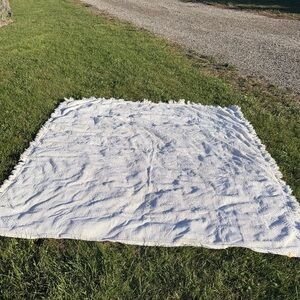 Vintage Chenille Bedspread - heavy! Bates